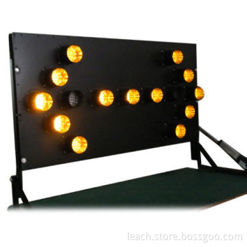 15-lamp Portable LED Arrow Board with 2,400 x 1,200mm Cabinet Size and Auto Dimming Photocell